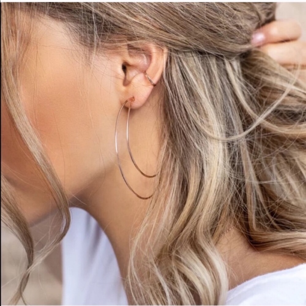 Stunning moon shape Dangle earrings